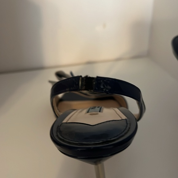 Prada blue bow open-toe pumps size 9 - Picture 9 of 11